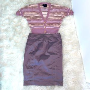 Just Cavalli Mauve Skirt size 40 Italy
